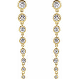653632 - 14K Gold 1 3/4 CTW Lab-Grown Diamond Earrings - Columbia Jewelers, Fall River, Massachusetts, USA
