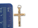 1535 - 19.2K Portuguese Gold Hollow Crucifix - Columbia Jewelers, Fall River, Massachusetts, USA