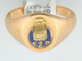 159160 - 19.2k Portuguese Gold Solid Sport Ring (Oval Table) - Columbia Jewelers, Fall River, Massachusetts, USA