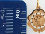 JOL-37 - 19.2k Portuguese Gold Solid Communion Medal - Columbia Jewelers, Fall River, Massachusetts, USA