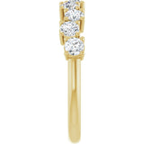 124334 - 14K Gold 9/10 CTW Lab-Grown Diamond Anniversary Band - Columbia Jewelers, Fall River, Massachusetts, USA