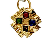 MINASQ - 19.2k Portuguese Gold "Square Mina" Charm - Columbia Jewelers, Fall River, Massachusetts, USA