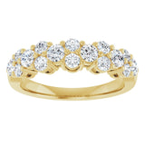 653561 - 14K Gold 1 CTW Lab-Grown Diamond Anniversary Band - Columbia Jewelers, Fall River, Massachusetts, USA