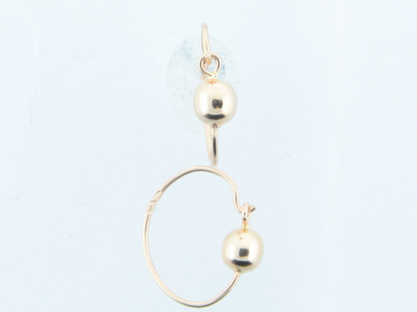 1247 - 19.2k Portuguese Gold Kids Earrings - Columbia Jewelers, Fall River, Massachusetts, USA