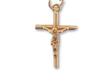 1502 - 19.2K Portuguese Gold Hollow Crucifix (1.5mm Thickness) - Columbia Jewelers, Fall River, Massachusetts, USA
