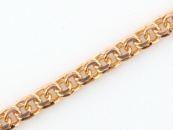 FRIZO - 19.2k Portuguese Gold Solid Frizo Link Kids Bracelet - Columbia Jewelers, Fall River, Massachusetts, USA