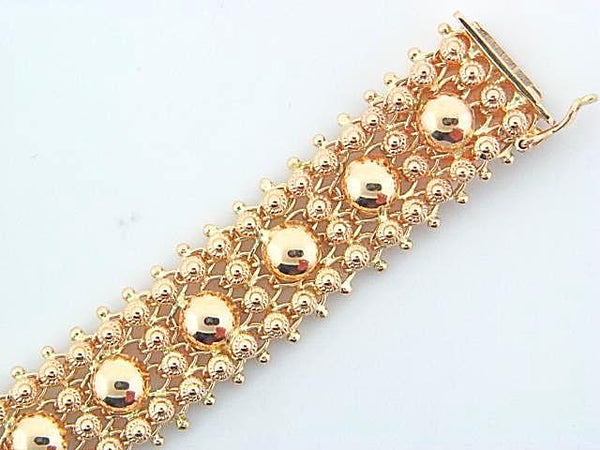 PL1_0975 - 19.2K Portuguese Gold Men Hollow Curb Bracelet