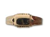 12205 - 19.2kt Portuguese Gold Teenager Ring - Columbia Jewelers, Fall River, Massachusetts, USA