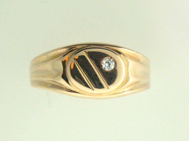 AN13_47 - 19.2kt Portuguese Gold Teenager/Men Ring - Columbia Jewelers, Fall River, Massachusetts, USA
