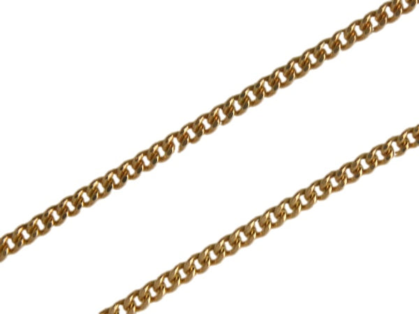 CURB1.7mm - 19.2kt Portuguese Gold Solid Curb Chain (1.7mm thickness) - Columbia Jewelers, Fall River, Massachusetts, USA