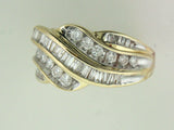 518 - 14kt Yellow Gold Genuine Diamonds Ring - Columbia Jewelers, Fall River, Massachusetts, USA
