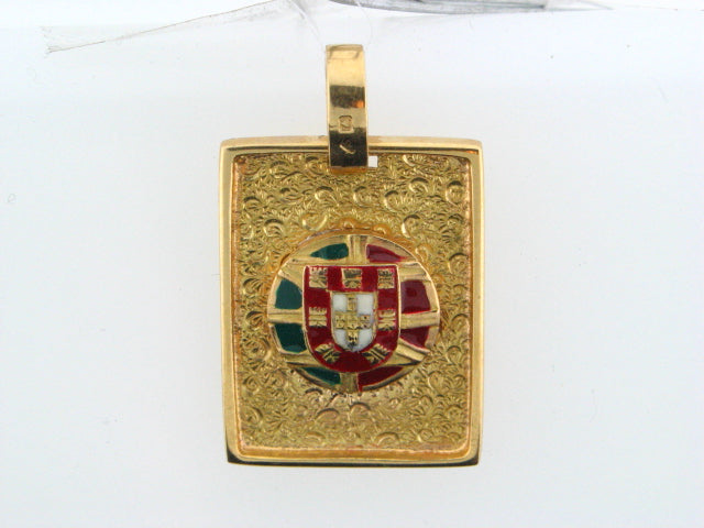 MED2349 - Portuguese Gold Escudo Medal - Columbia Jewelers, Fall River, Massachusetts, USA