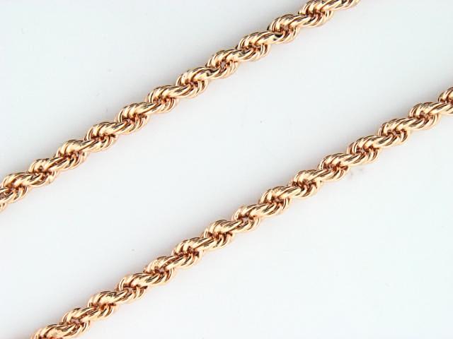 ROPE3.3mm - 19.2kt Portuguese Gold Rope Chain (3.3mm thickness) - Columbia Jewelers, Fall River, Massachusetts, USA