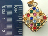 MINASQ - 19.2k Portuguese Gold "Square Mina" Charm - Columbia Jewelers, Fall River, Massachusetts, USA