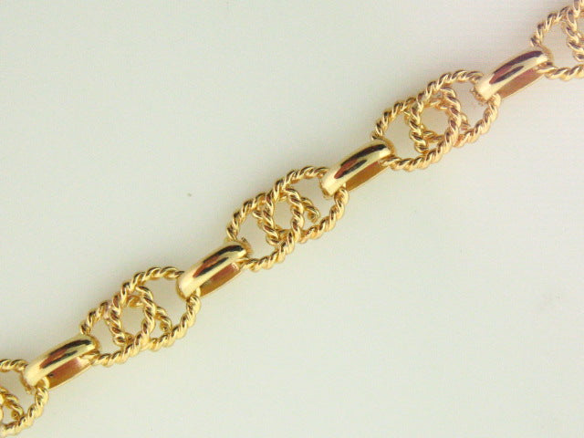 R230 - 19.2K Portuguese Gold Ladies Bracelet - Columbia Jewelers, Fall River, Massachusetts, USA