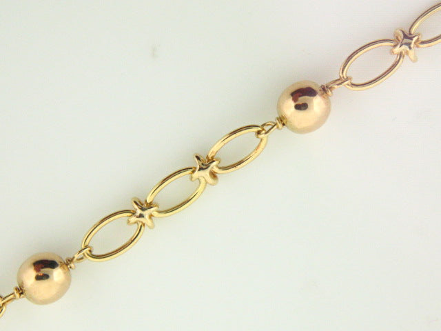 R245 - 19.2K Portuguese Gold Ladies Bracelet - Columbia Jewelers, Fall River, Massachusetts, USA