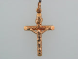 5845 - 19.2K Portuguese Gold Hollow Crucifix - Columbia Jewelers, Fall River, Massachusetts, USA